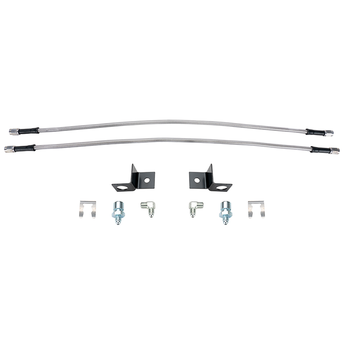 FLEXLINE KIT,22in.,3/8-24 TO 90 DEG