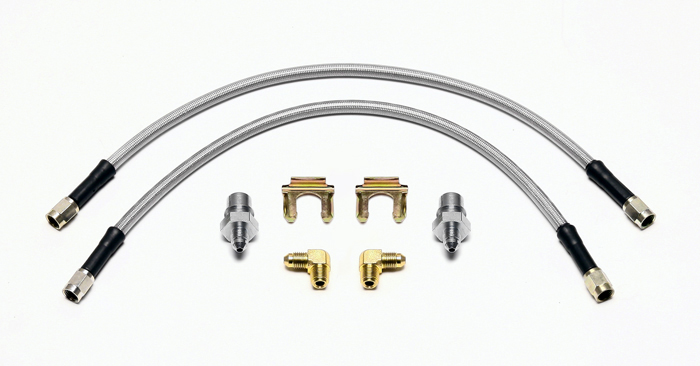 FLEXLINE KIT,16in.,M10x1 BUBBLE,90 DEG
