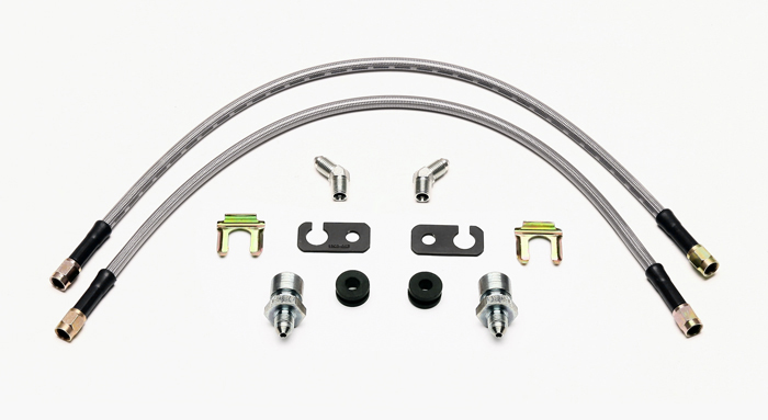 FLEXLINE KIT,18in.,M10x1.0 BUBBLE,90 DEG