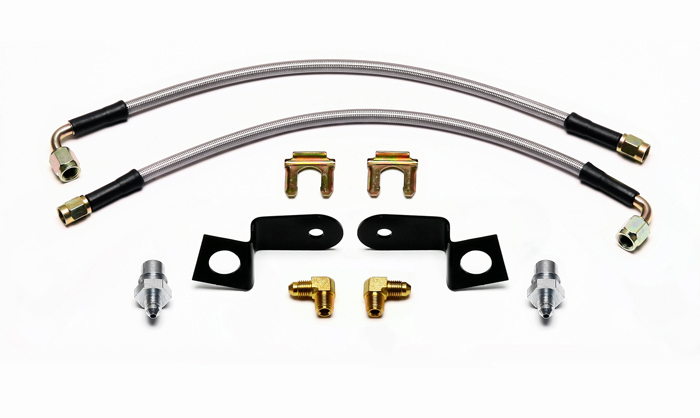 FLEXLINE KIT,14in.,M10-1.0,90 DEG,1/8-27