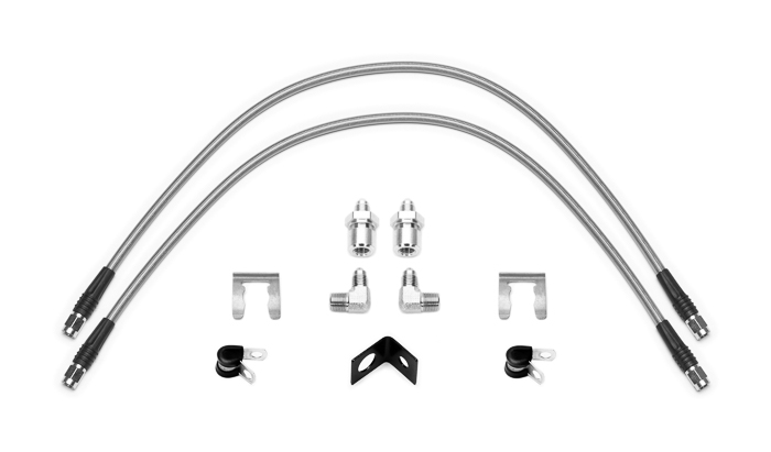 FLEXLINE KIT,25in.,3/8-24 TO 90 DEG