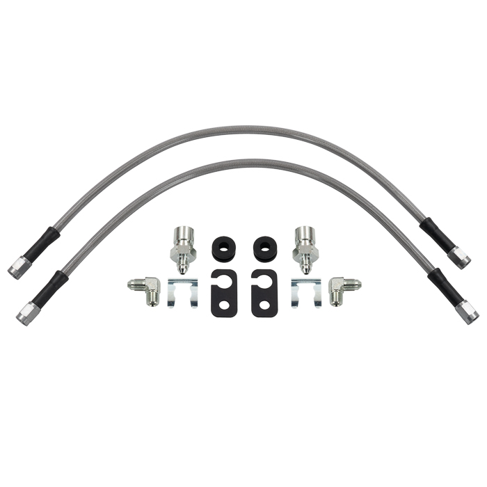 FLEXLINE KIT,18in OAL,M12x1.0 IF,90 DEG