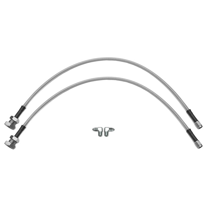 FLEXLINE KIT,24in,3/8-24 TO 90 DEG,WITH