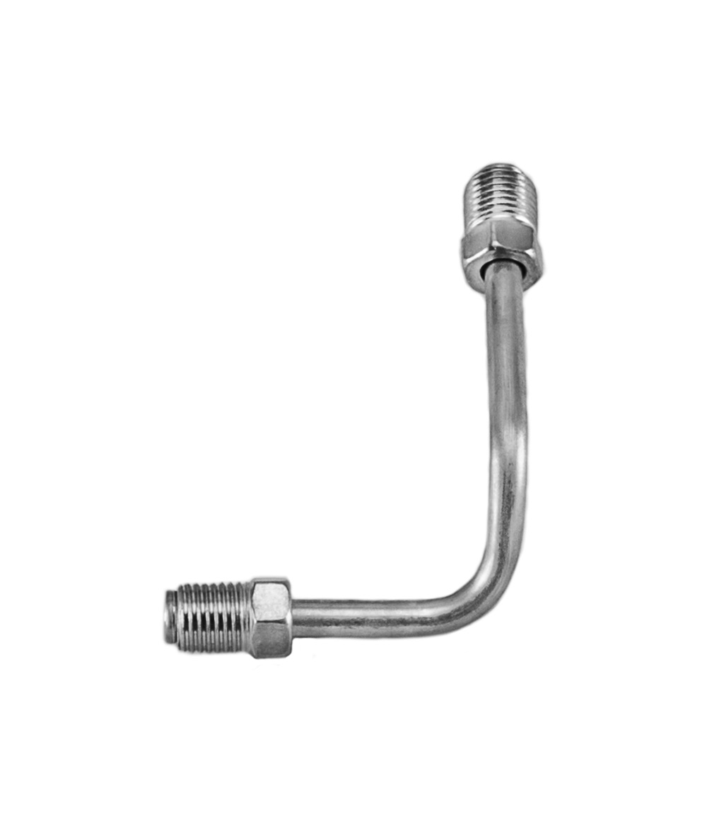 Individual bent tubing for combination valve plumbing.
