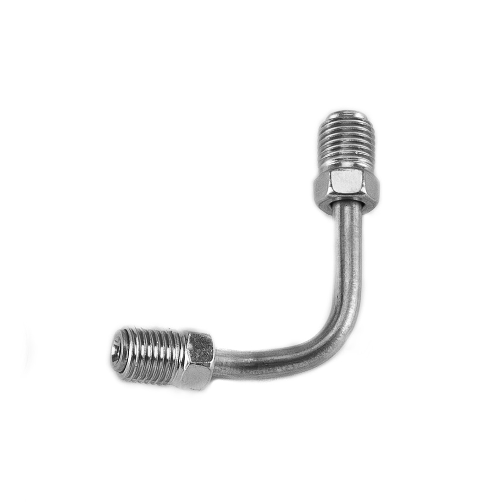 Individual bent tubing for combination valve plumbing.
