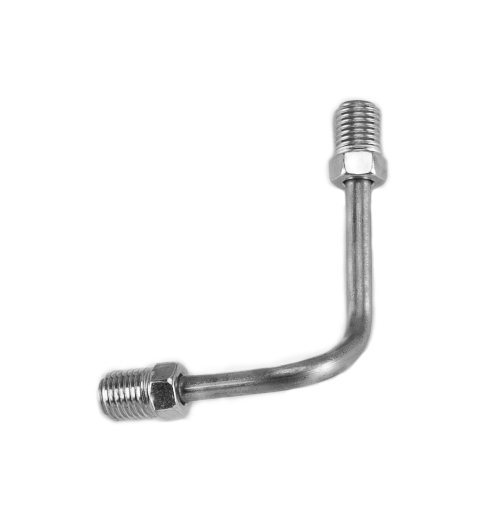 Individual bent tubing for combination valve plumbing.