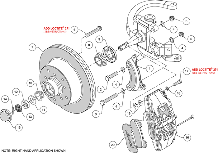 Classic Series Dynapro 6 Front Brake Kit