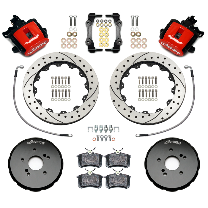 Combination Parking Brake Caliper Rear Brake Kit