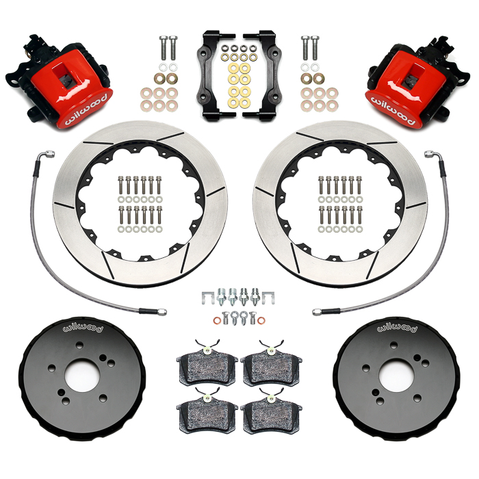 Combination Parking Brake Caliper Rear Brake Kit