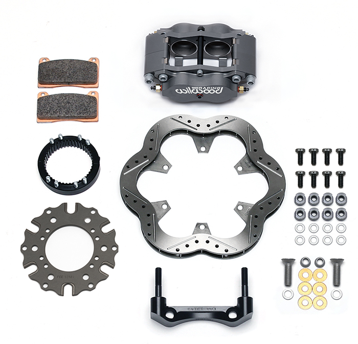Billet Narrow Dynalite Radial Mount Sprint Inboard Brake Kit