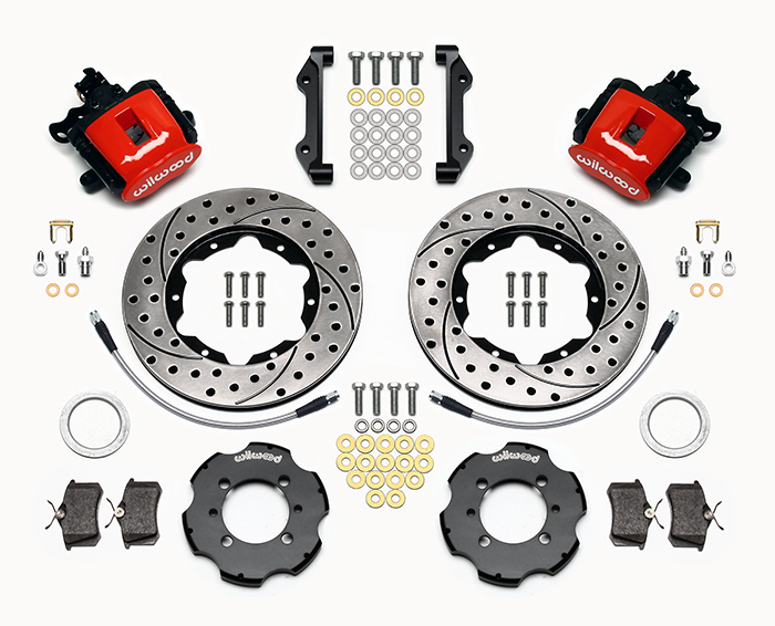 Combination Parking Brake Caliper Rear Brake Kit