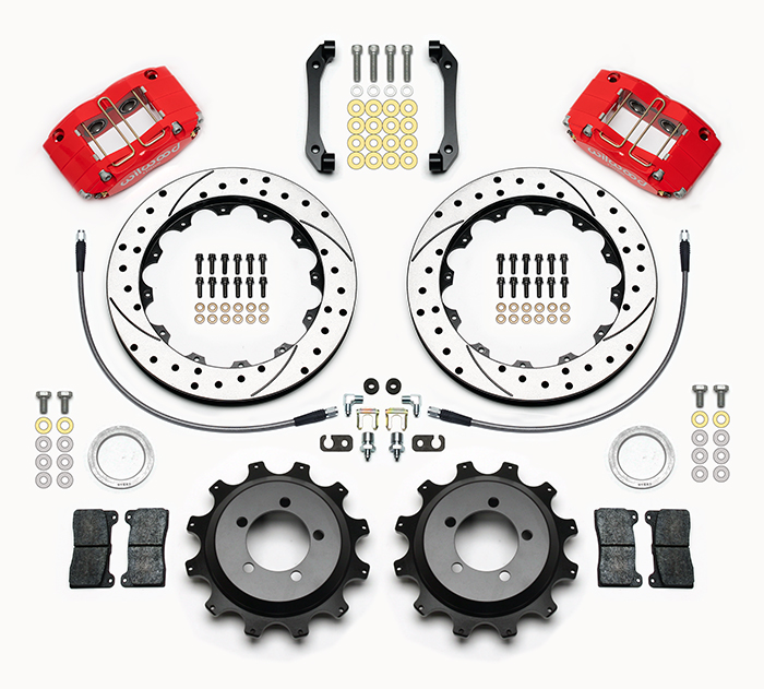 Dynapro Radial Rear Brake Kit For OE Parking Brake