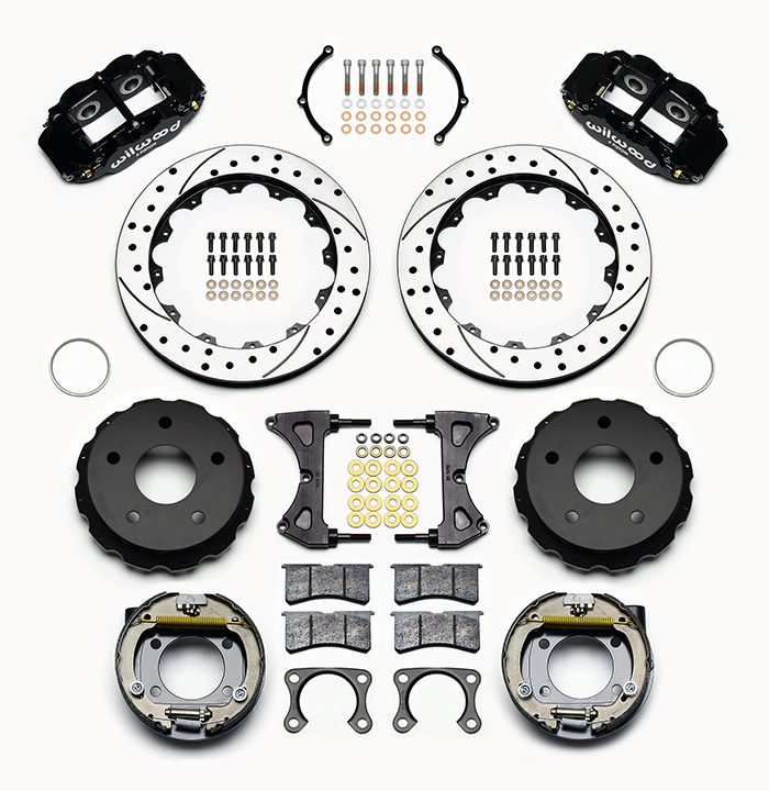 Forged Narrow Superlite 4R Big Brake Rear Parking Brake Kit