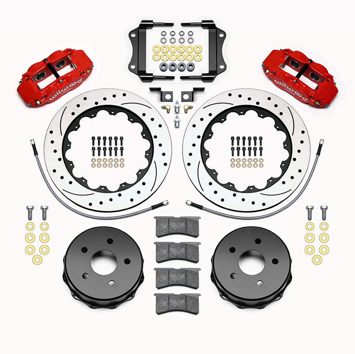 Forged Narrow Superlite 4R Big Brake Rear Brake Kit For OE Parking Brake