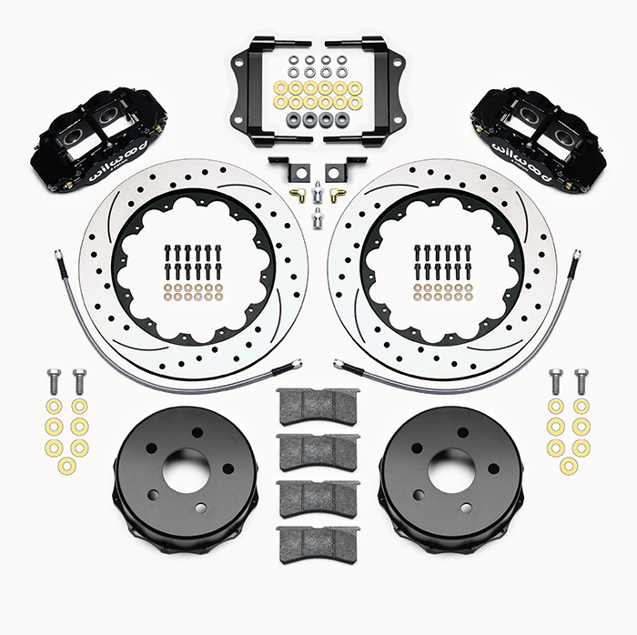 Forged Narrow Superlite 4R Big Brake Rear Brake Kit For OE Parking Brake