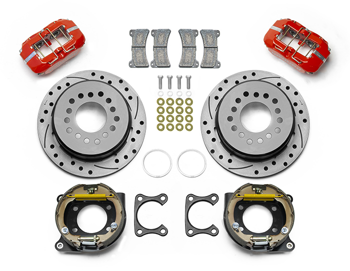 Forged Dynapro Low-Profile Dust Seal Rear Parking Brake Kit