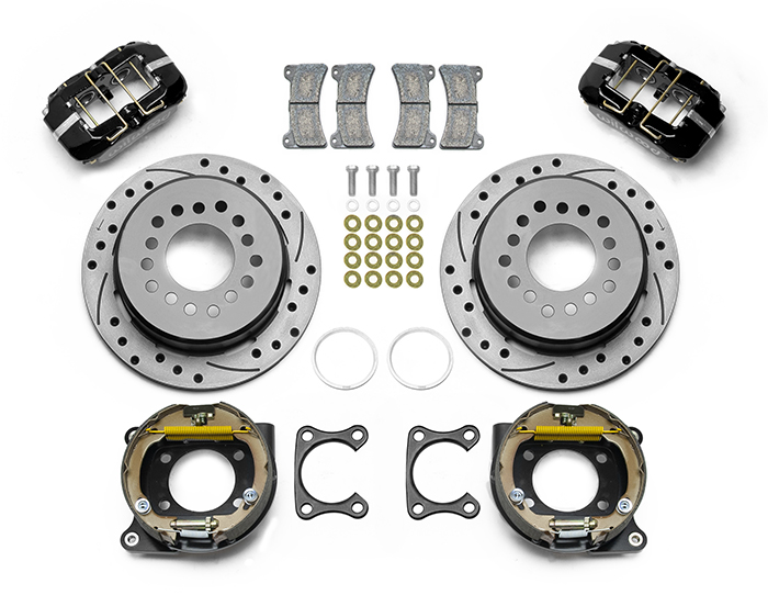 Forged Dynapro Low-Profile Dust Seal Rear Parking Brake Kit