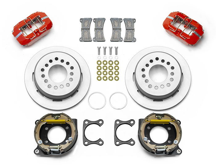 Forged Dynapro Low-Profile Dust Seal Rear Parking Brake Kit