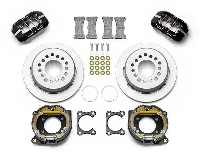 Forged Dynapro Low-Profile Dust Seal Rear Parking Brake Kit
