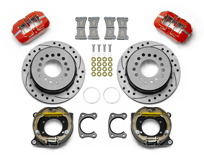 Forged Dynapro Low-Profile Dust Seal Rear Parking Brake Kit