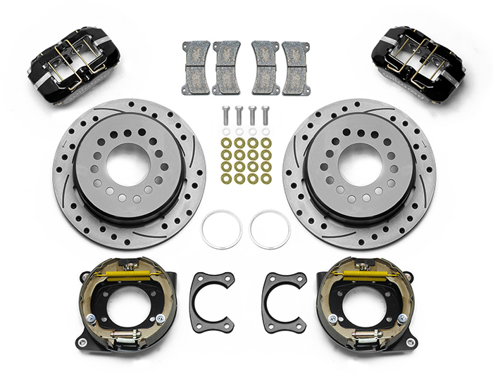 Forged Dynapro Low-Profile Dust Seal Rear Parking Brake Kit