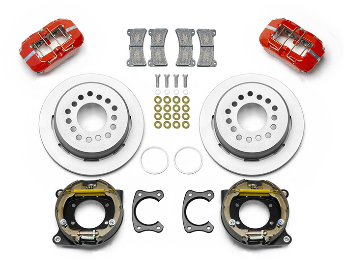 Forged Dynapro Low-Profile Dust Seal Rear Parking Brake Kit