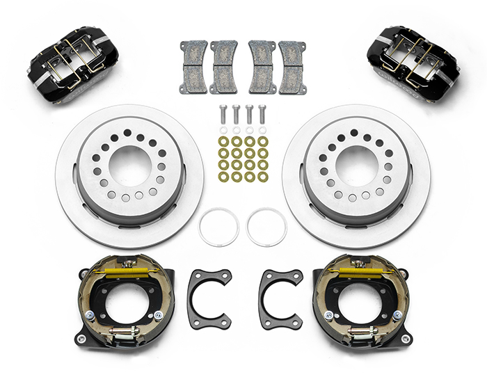Forged Dynapro Low-Profile Dust Seal Rear Parking Brake Kit