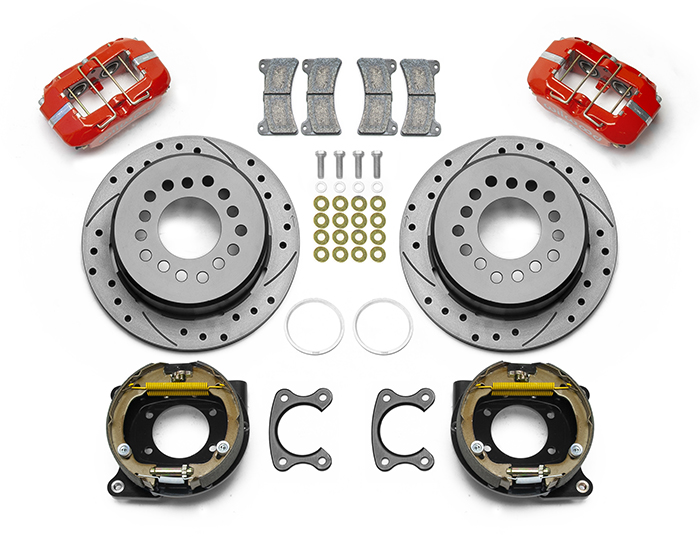 Forged Dynapro Low-Profile Dust Seal Rear Parking Brake Kit