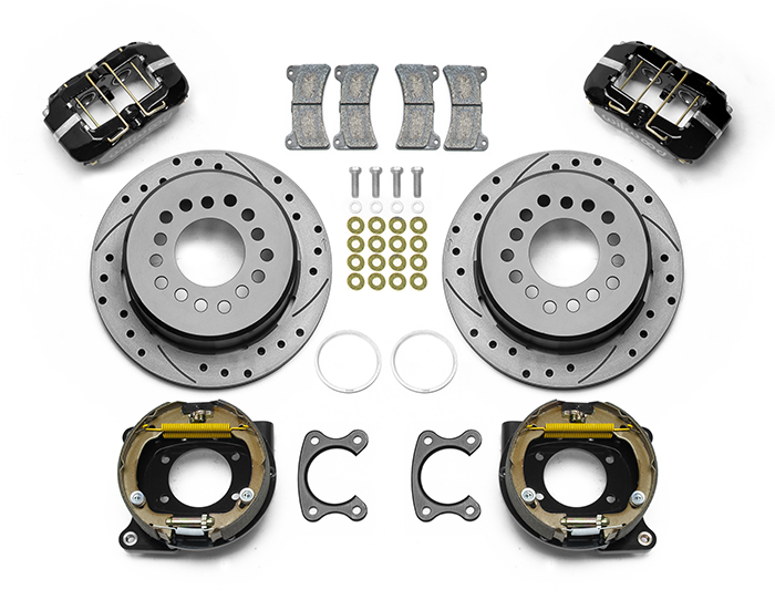 Forged Dynapro Low-Profile Dust Seal Rear Parking Brake Kit