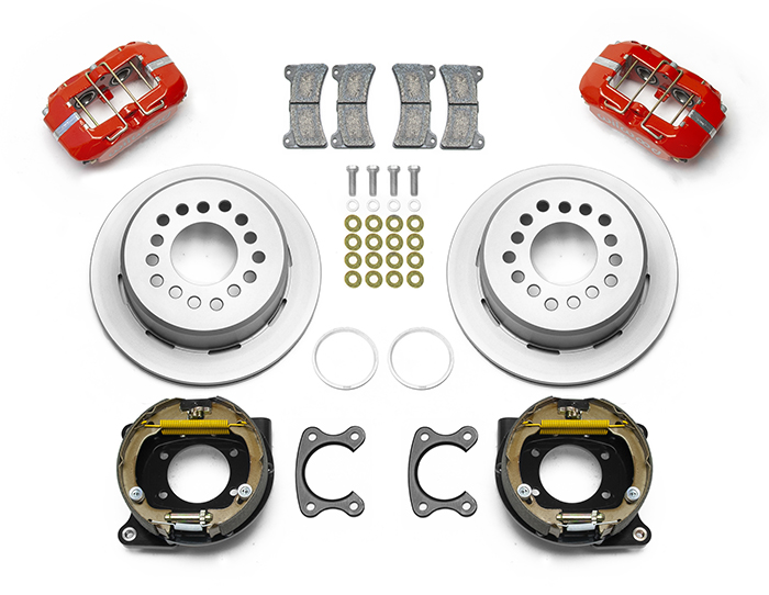 Forged Dynapro Low-Profile Dust Seal Rear Parking Brake Kit