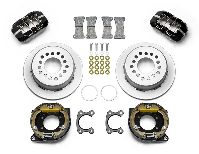 Forged Dynapro Low-Profile Dust Seal Rear Parking Brake Kit