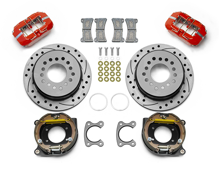Forged Dynapro Low-Profile Dust Seal Rear Parking Brake Kit