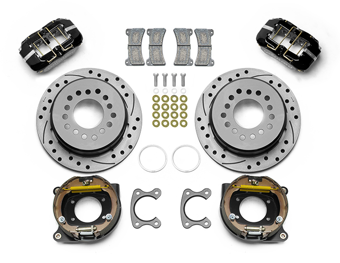 Forged Dynapro Low-Profile Dust Seal Rear Parking Brake Kit