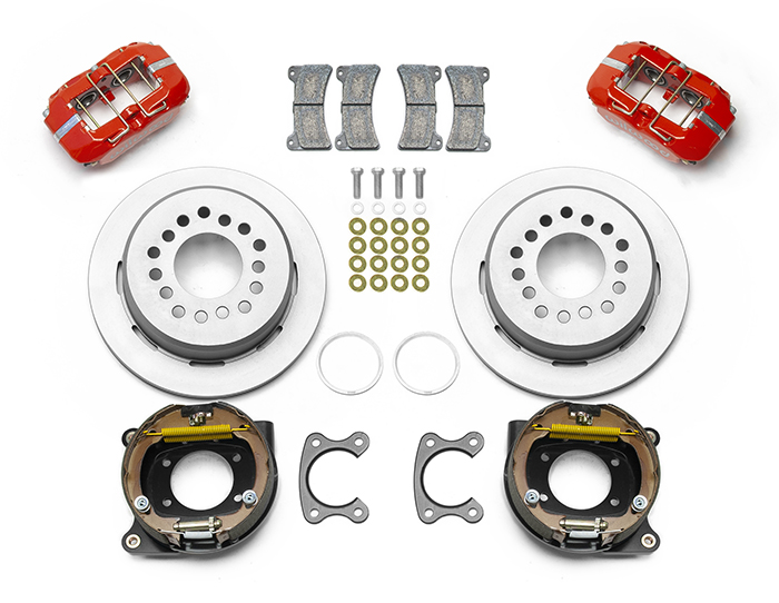 Forged Dynapro Low-Profile Dust Seal Rear Parking Brake Kit