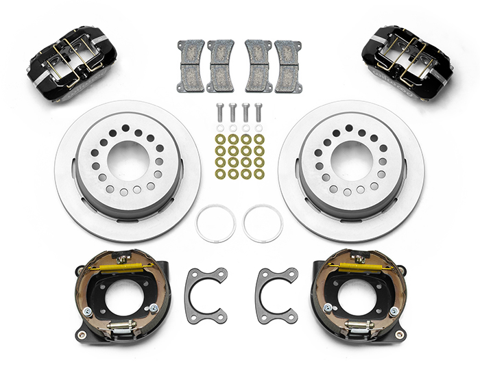 Forged Dynapro Low-Profile Dust Seal Rear Parking Brake Kit