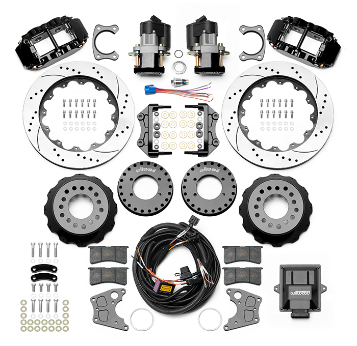 Forged Narrow Superlite 4R Big Brake Rear Electronic Parking Brake Kit