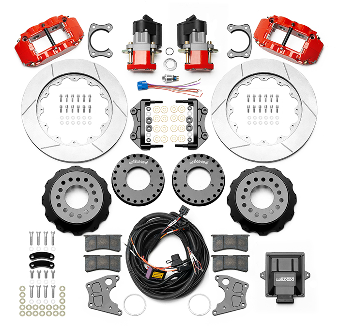 Forged Narrow Superlite 4R Big Brake Rear Electronic Parking Brake Kit