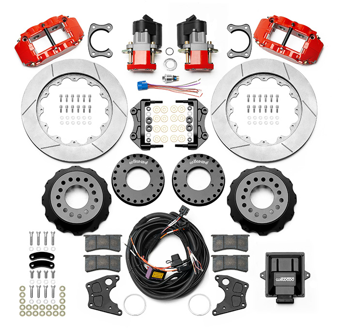 Forged Narrow Superlite 4R Big Brake Rear Electronic Parking Brake Kit