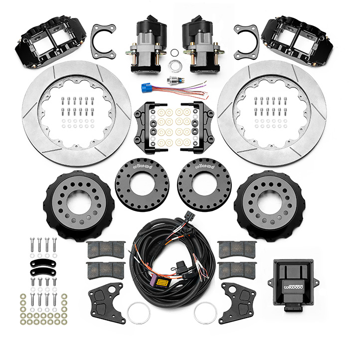 Forged Narrow Superlite 4R Big Brake Rear Electronic Parking Brake Kit