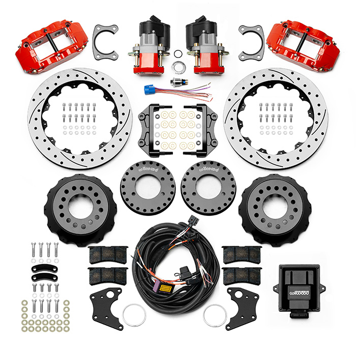 Forged Narrow Superlite 4R Big Brake Rear Electronic Parking Brake Kit