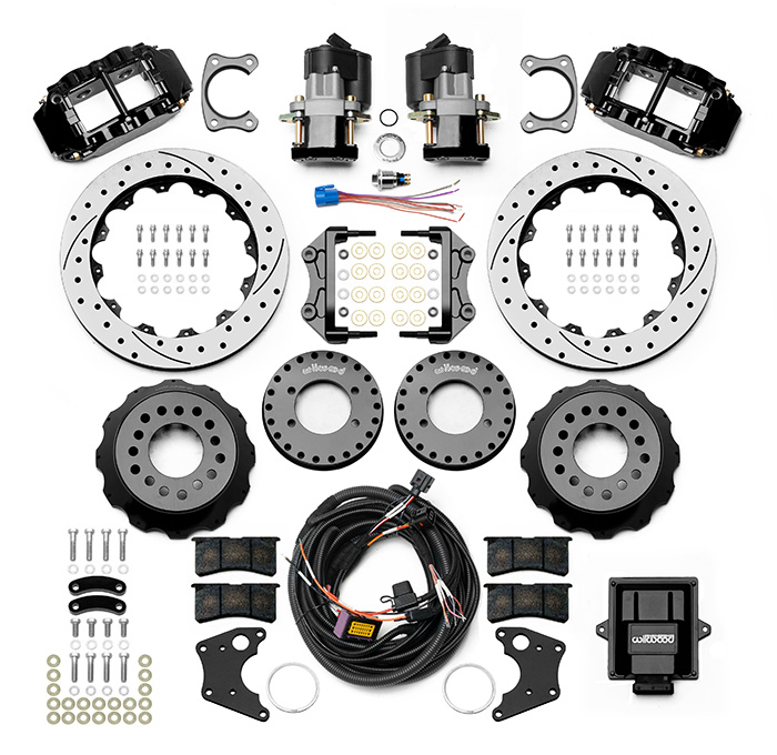 Forged Narrow Superlite 4R Big Brake Rear Electronic Parking Brake Kit