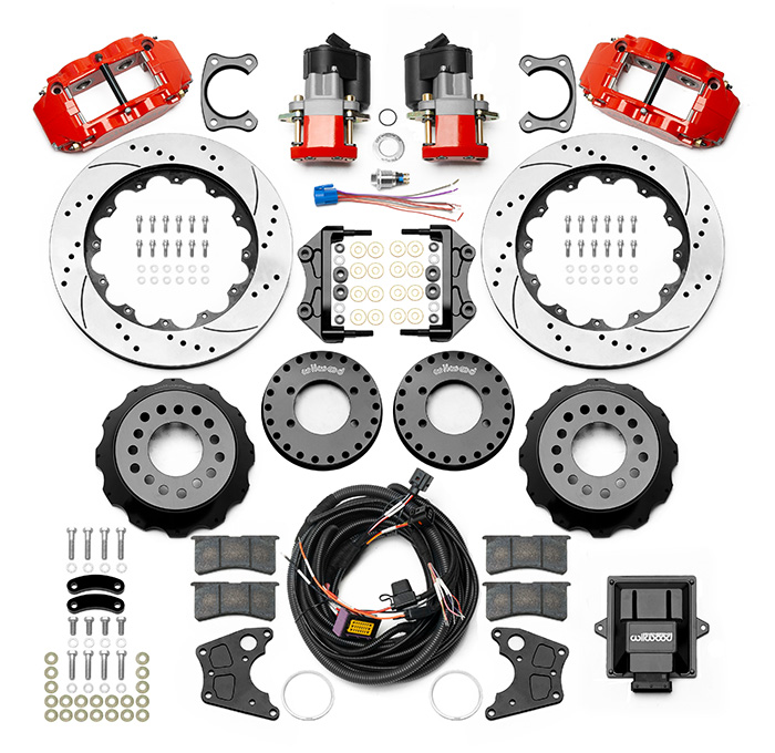 Forged Narrow Superlite 4R Big Brake Rear Electronic Parking Brake Kit