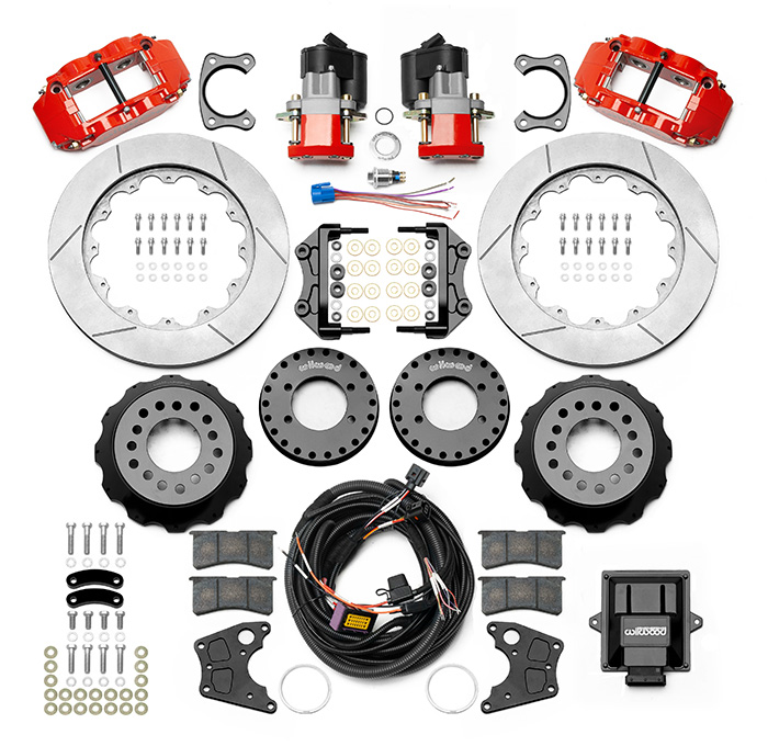 Forged Narrow Superlite 4R Big Brake Rear Electronic Parking Brake Kit