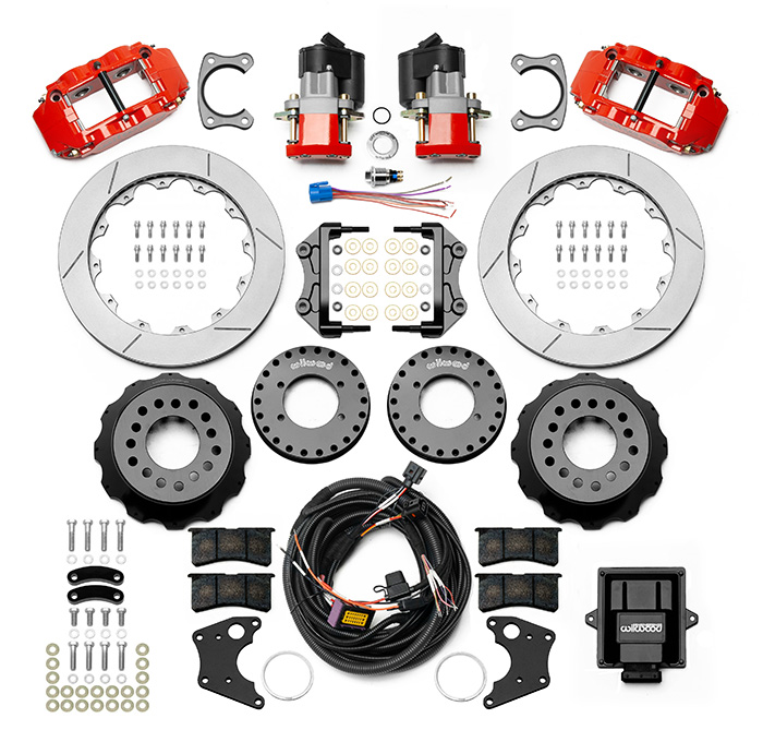 Forged Narrow Superlite 4R Big Brake Rear Electronic Parking Brake Kit