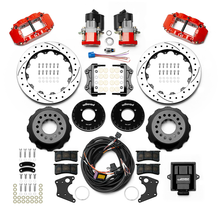 Forged Narrow Superlite 4R Big Brake Rear Electronic Parking Brake Kit