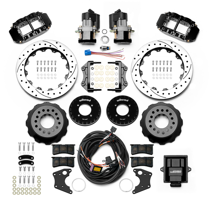 Forged Narrow Superlite 4R Big Brake Rear Electronic Parking Brake Kit