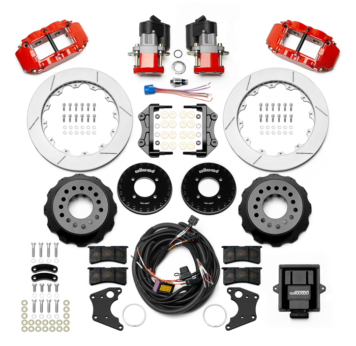 Forged Narrow Superlite 4R Big Brake Rear Electronic Parking Brake Kit
