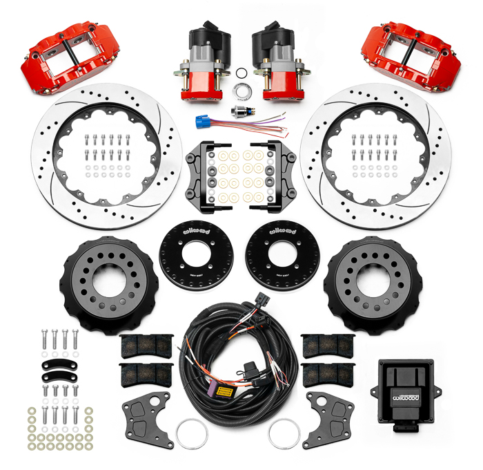 Forged Narrow Superlite 4R Big Brake Rear Electronic Parking Brake Kit