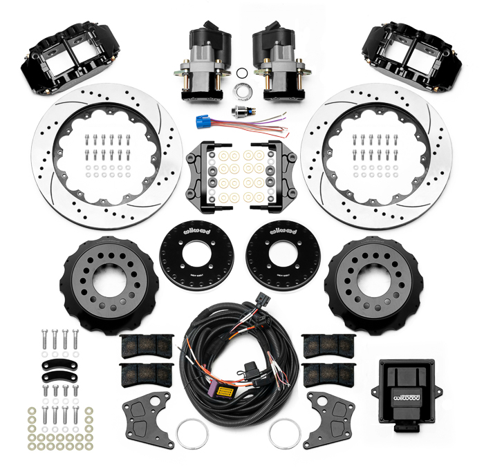 Forged Narrow Superlite 4R Big Brake Rear Electronic Parking Brake Kit