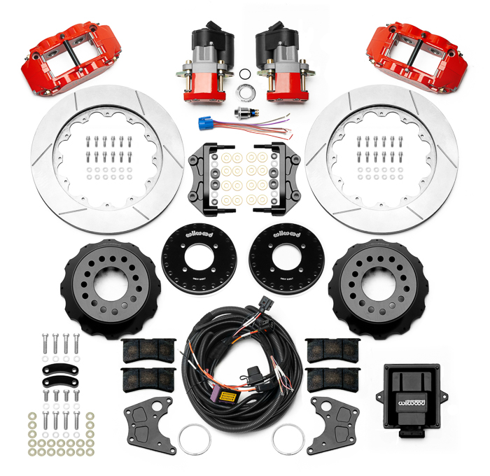 Forged Narrow Superlite 4R Big Brake Rear Electronic Parking Brake Kit